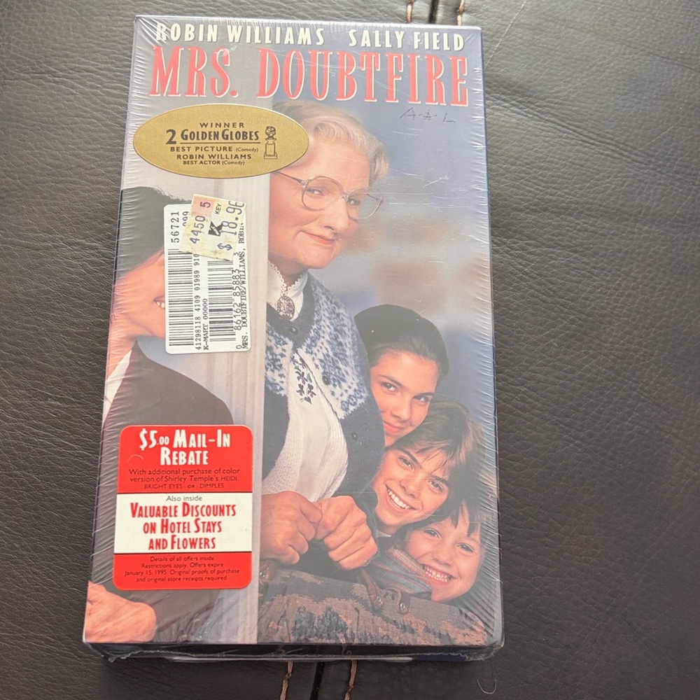 Mrs. Doubtfire VHS Tape
